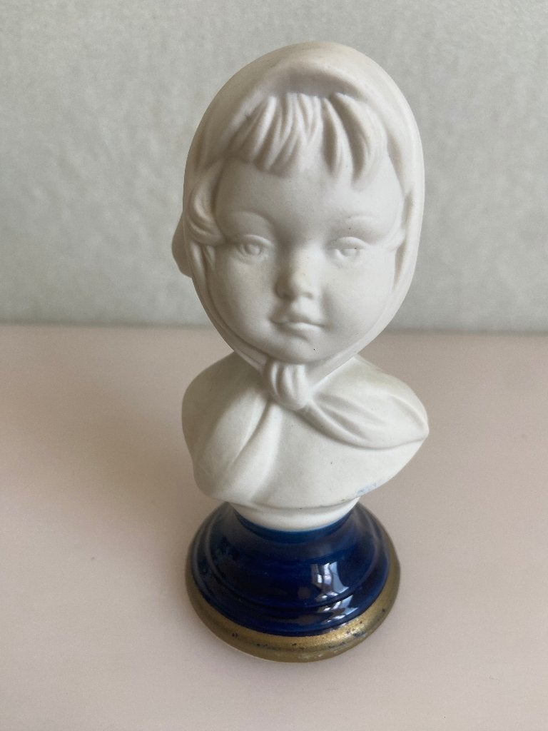 Vintage Italiaan bisquit buste  13 cm, Antiek en Kunst, Ophalen of Verzenden