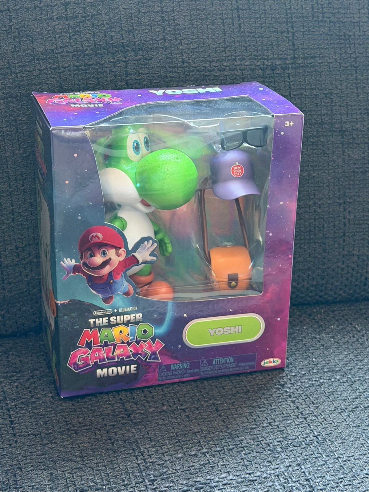 Super Mario Galaxy Movie Yoshi figuur ZGAN, Ophalen of Verzenden, Zo goed als nieuw