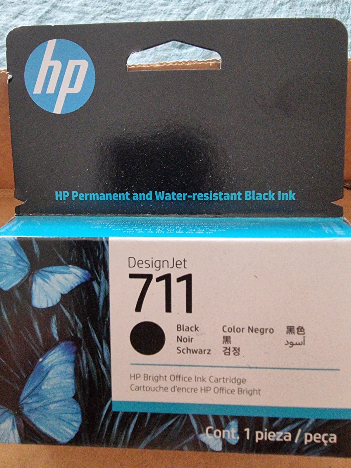 HP DesignJet 711 Zwarte Inktcartridge - Nieuw in verpakking, Computers en Software, Printers, Ophalen of Verzenden