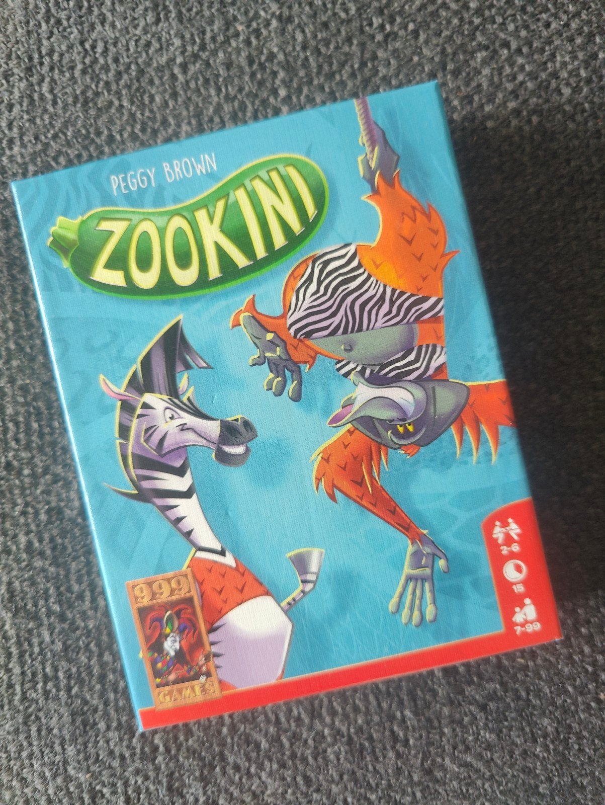 Zookini: Leuk kaartspel voor het hele gezin, Vijf spelers of meer, Ophalen, Zo goed als nieuw, 999 Games