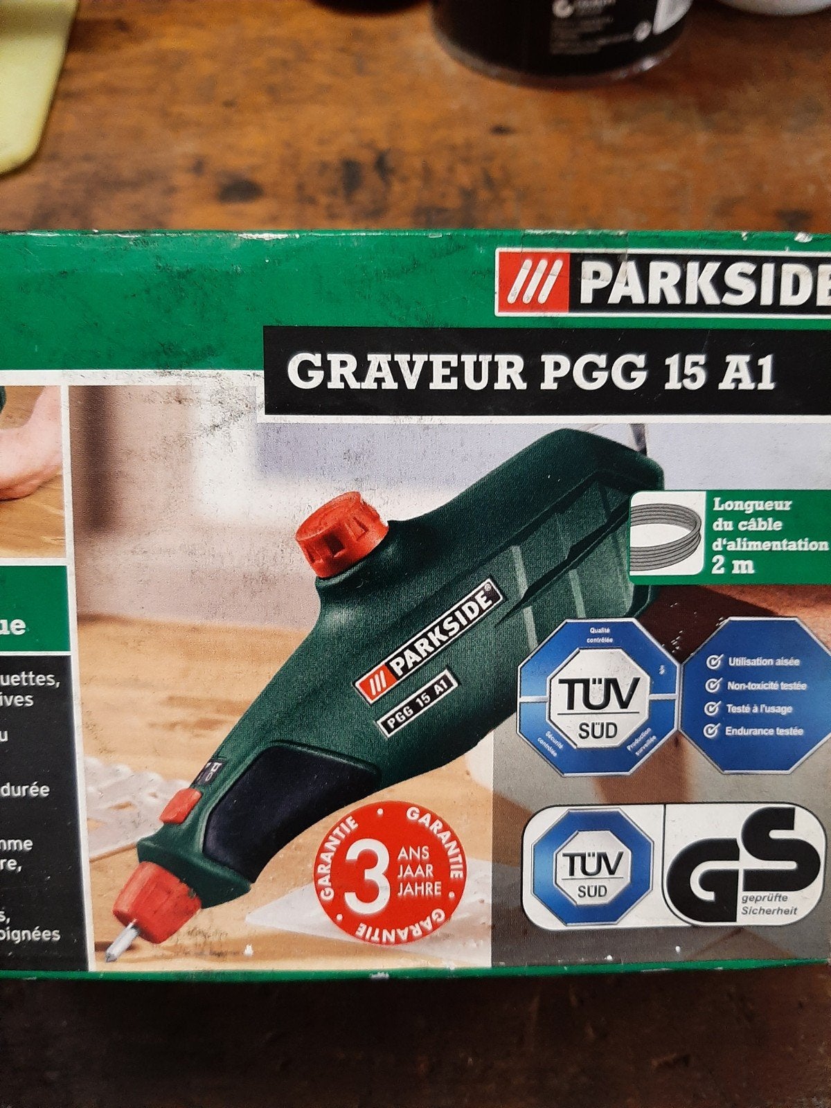 Graveerset PGG 15 A1 met diamantfrezen, Ophalen of Verzenden, Nieuw, Overige typen, Parkside