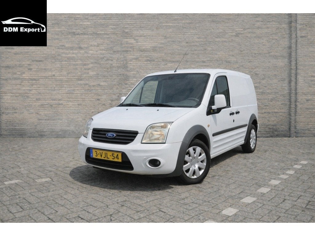 Ford Transit Connect T200S 1.8 TDCI | Airco | Trekhaak |, Stof, Gebruikt, 4 cilinders, Wit