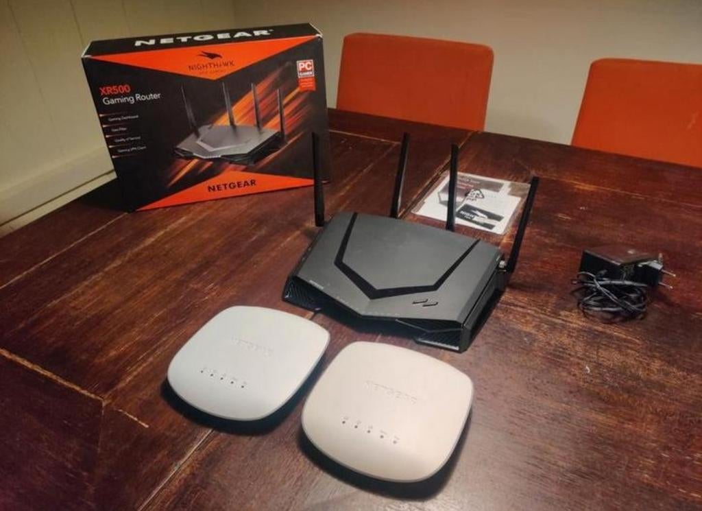 Netgear Nighthawk XR500 + 2x WAC505, Ophalen of Verzenden, Zo goed als nieuw, Router, Netgear