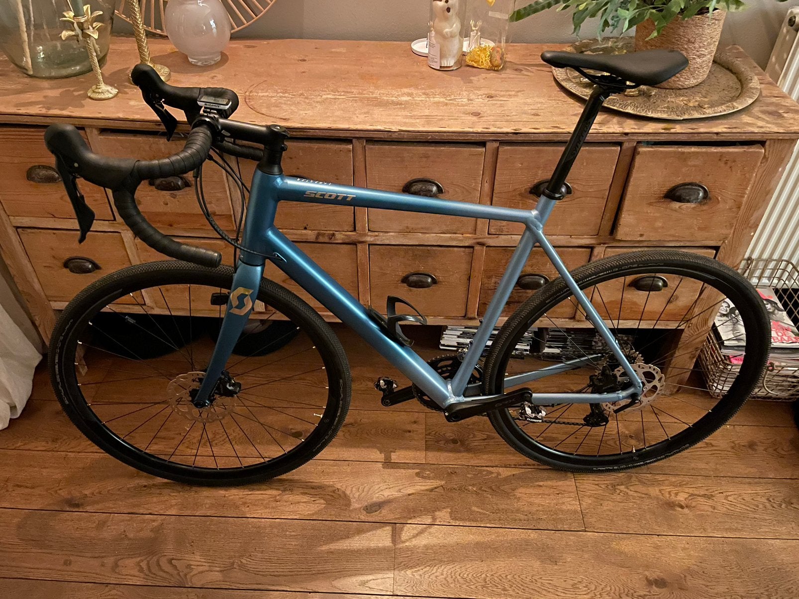 Scott Speedster Gravel 20 2021 – Blauw – 58 cm (XL), Zo goed als nieuw, 57 tot 61 cm, Meer dan 20 versnellingen, Ophalen