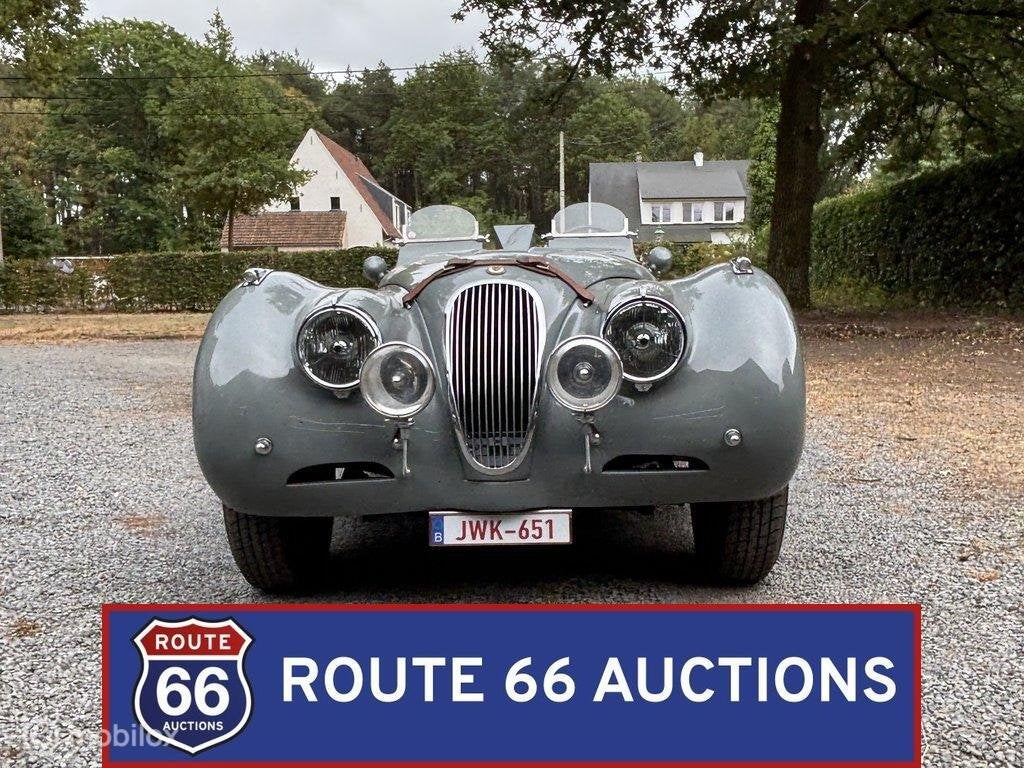Jaguar XK120 OTS | 1950 | Route 66 Auctions, Overige carrosserieën, Zwart, Bedrijf, Handgeschakeld