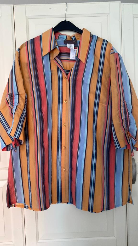 Sempre piu Wijde blouse 46, Kleding | Dames, Ophalen of Verzenden, Nieuw, Blauw, Blouse of Tuniek