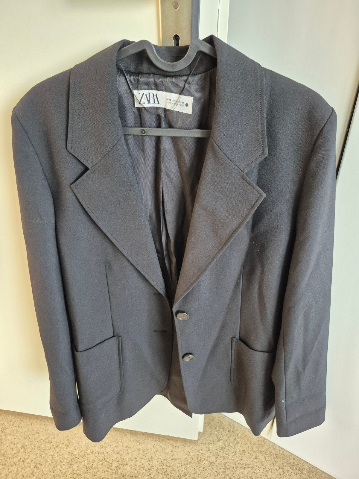 Zwarte Zara Blazer - Maat XS, Kleding | Dames, Ophalen of Verzenden, Zo goed als nieuw, Jasje, Maat 34 (XS) of kleiner