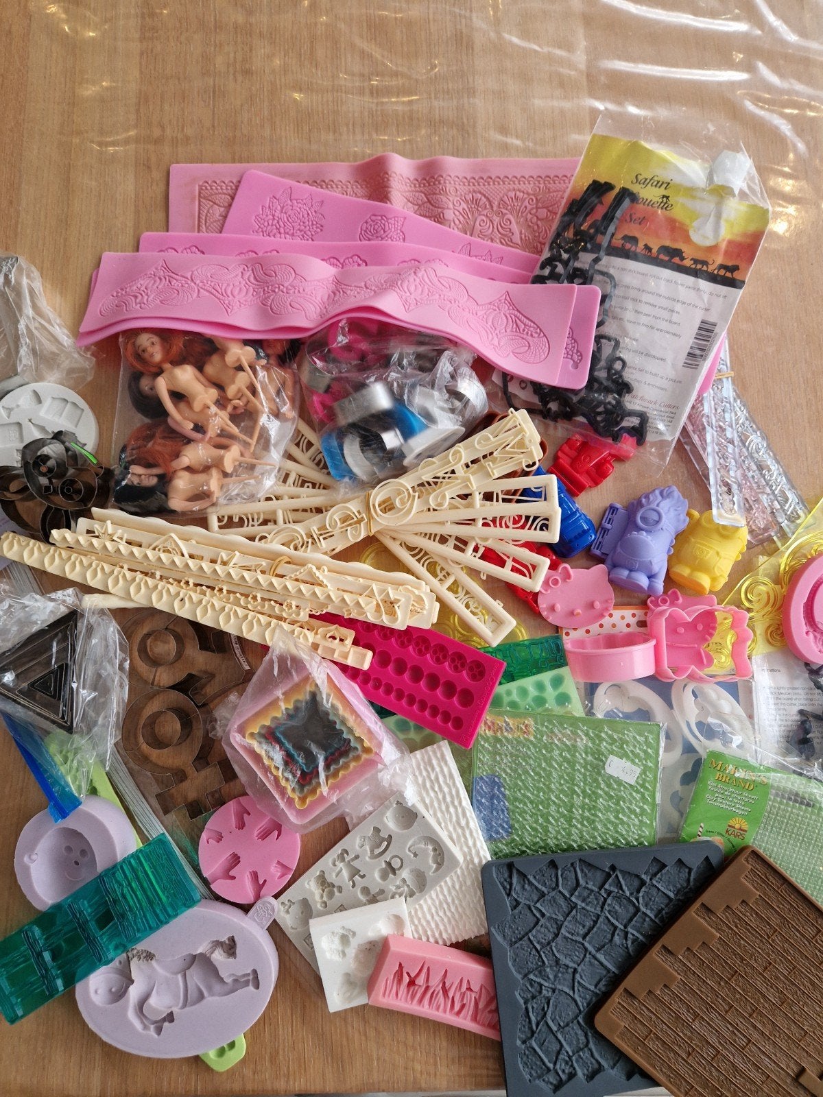 Grote partij decoratie, siliconen mallen voor taart/cupcake, Ophalen of Verzenden, Zo goed als nieuw, Taarten of Cupcakes, Overige typen