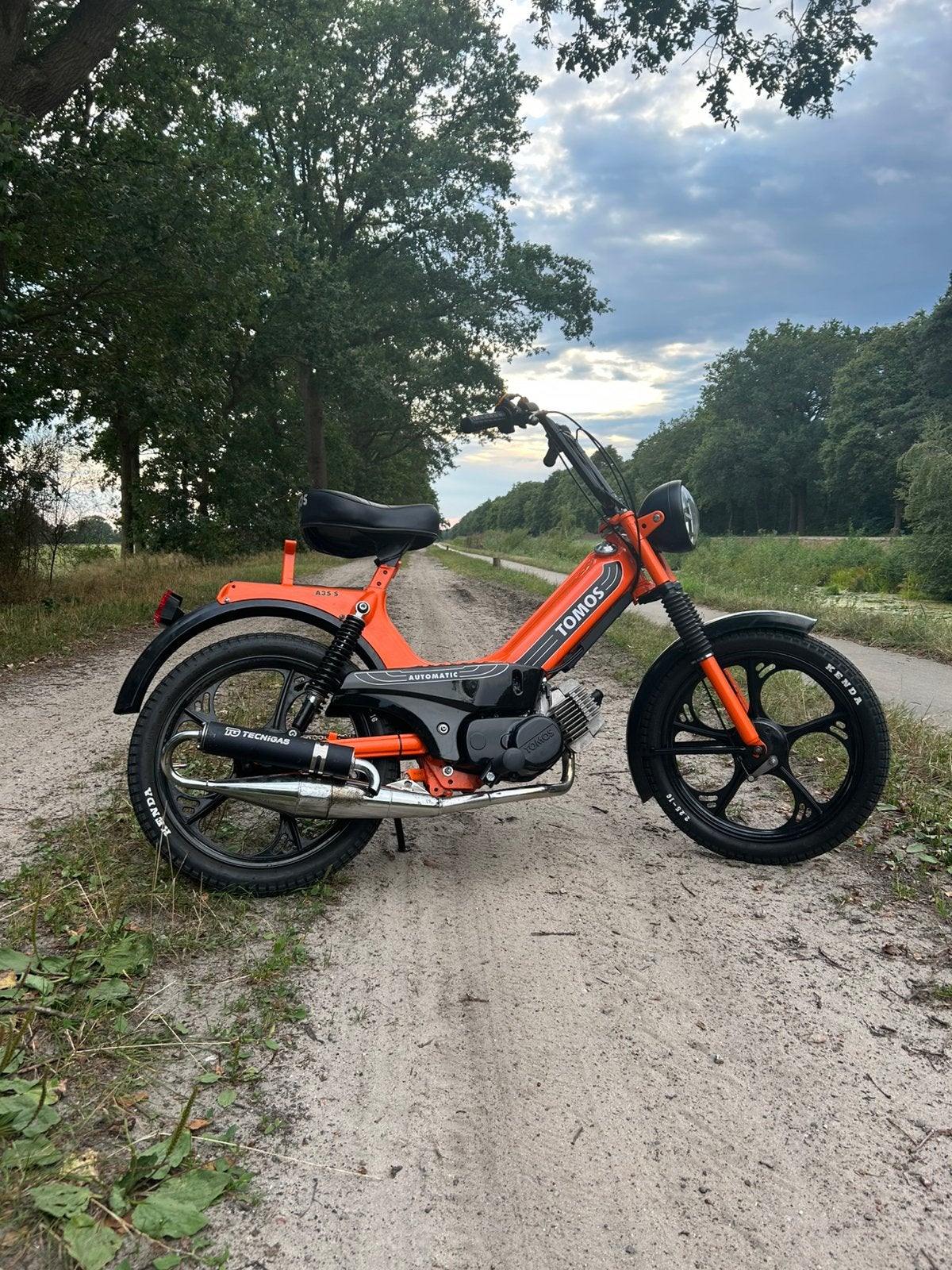 Tomos a35 oranje, Ophalen of Verzenden, Motorkap