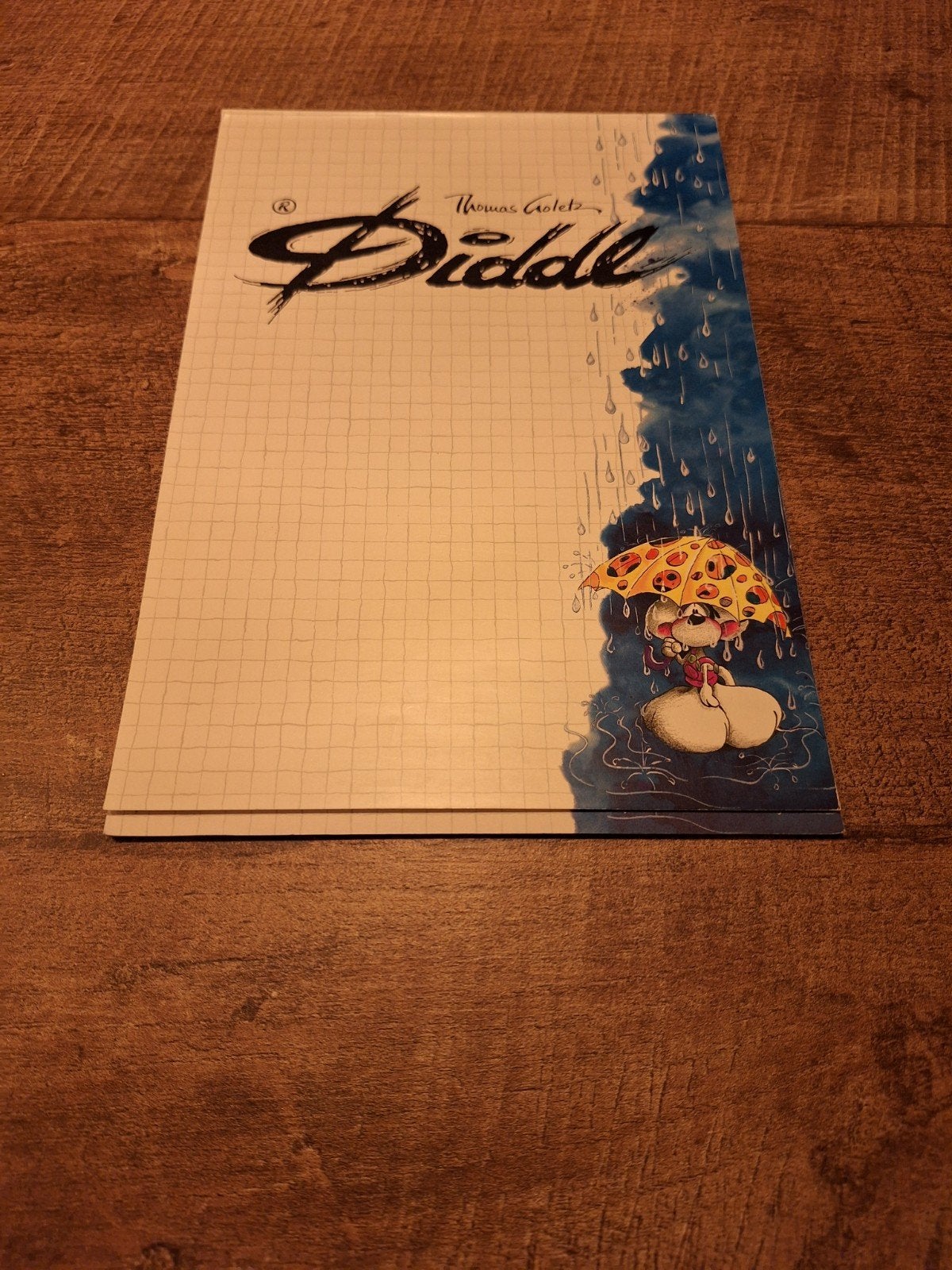 Diddl A5 blok nr 104 met 2 blaadjes, Verzamelen, Ophalen of Verzenden