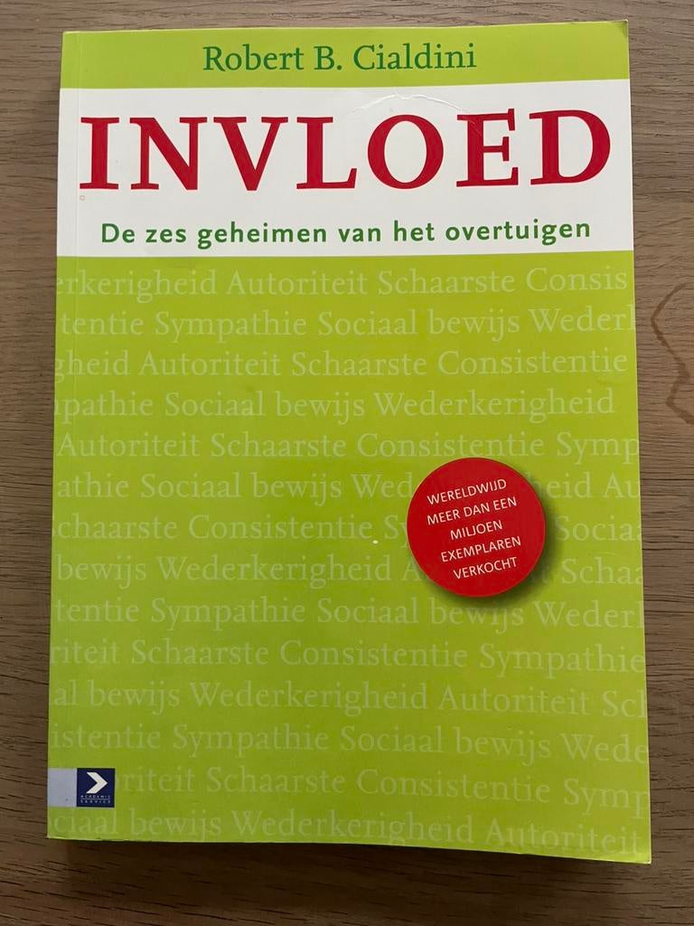 R.B. Cialdini - Invloed, Gelezen, R.B. Cialdini, Verzenden, Sociale wetenschap