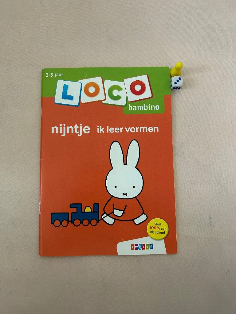 Loco Bambino Nijntje ik leer vormen oefenboekje, Boeken, 3 tot 4 jaar, Ophalen of Verzenden, Zo goed als nieuw, Dick Bruna