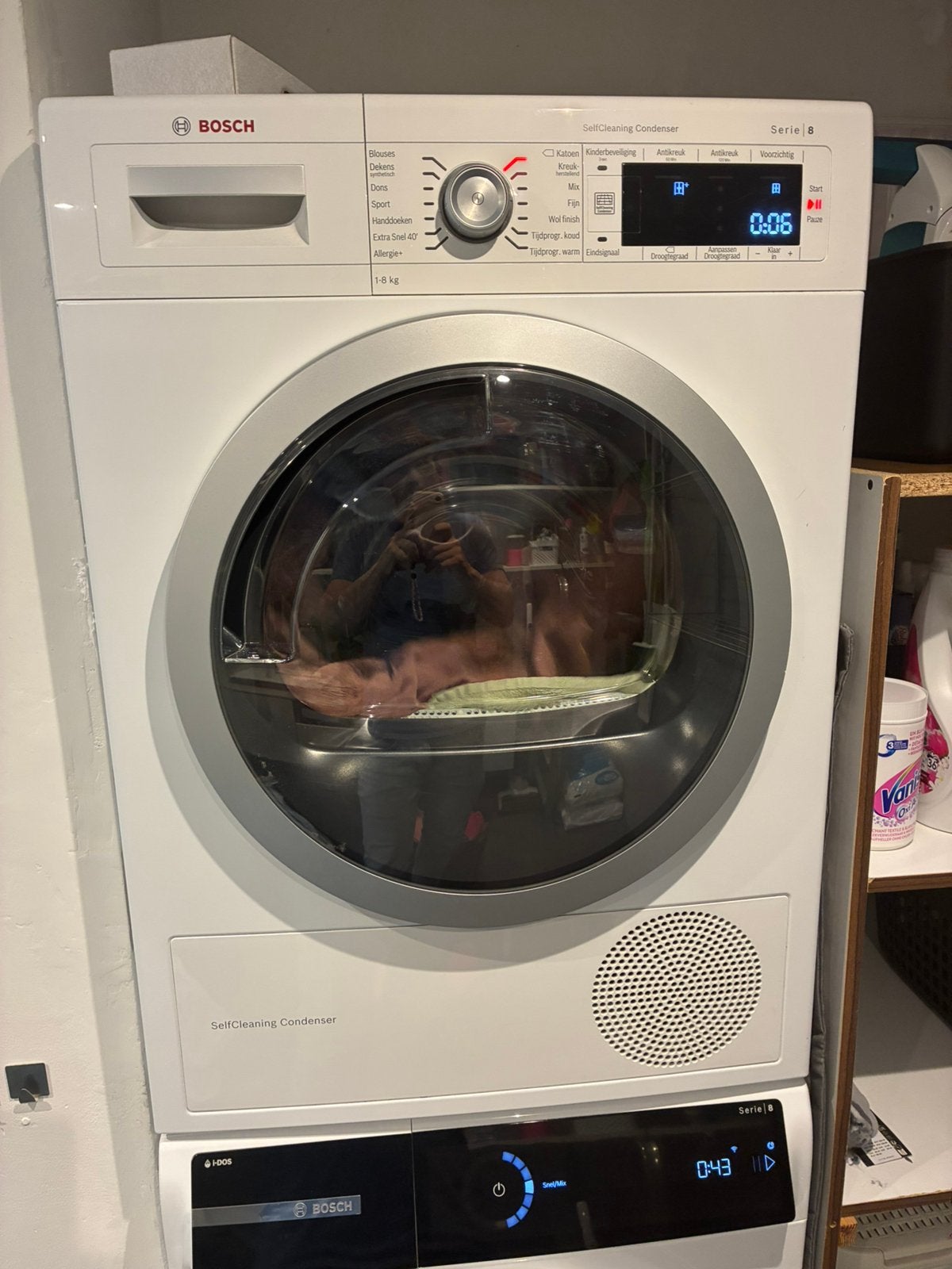 Bosch warmtepompdroger serie 8, Ophalen, Gebruikt, Minder dan 85 cm, Overige typen