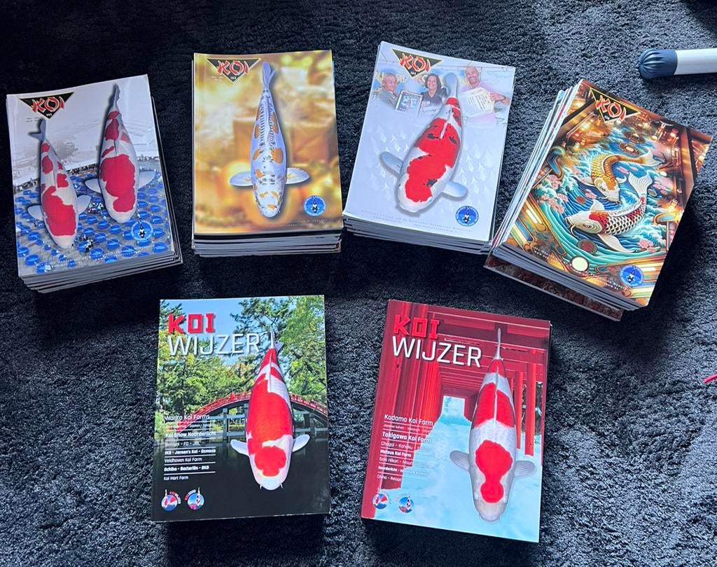Koi bladen NVN en koiwijzer koi2000