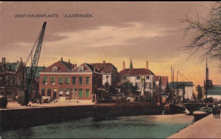 Vlaardingen Havengezicht West Havenplaats havenkraan, Verzenden, Voor 1920, Ongelopen, Zuid-Holland