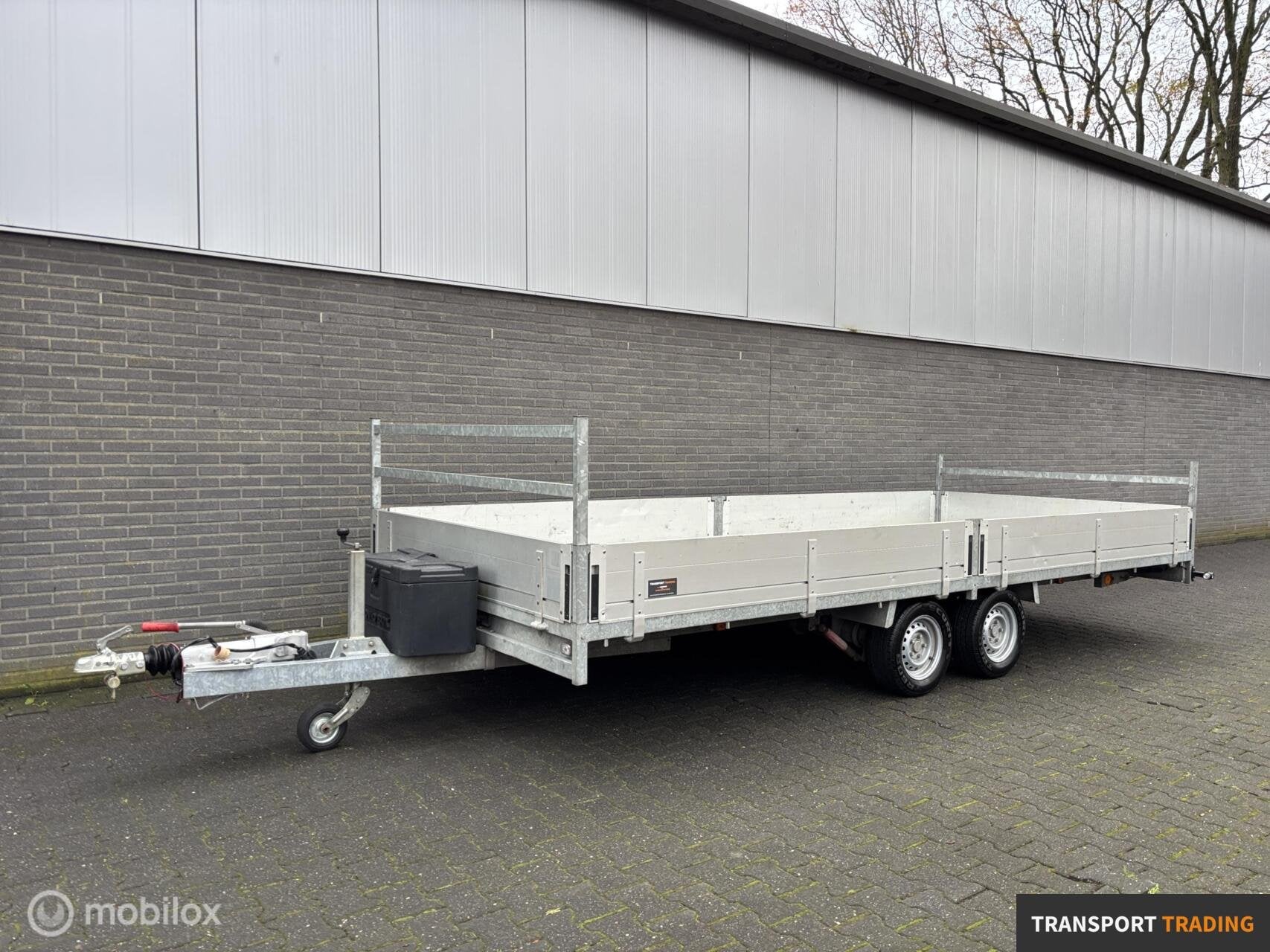 Hoka 3500 KG multi 500x203 cm aluminium vloer + oprijplaten!, Transport Trading, Gebruikt, Info@transporttrading.nl, De Grift 15 Nieuwleusen