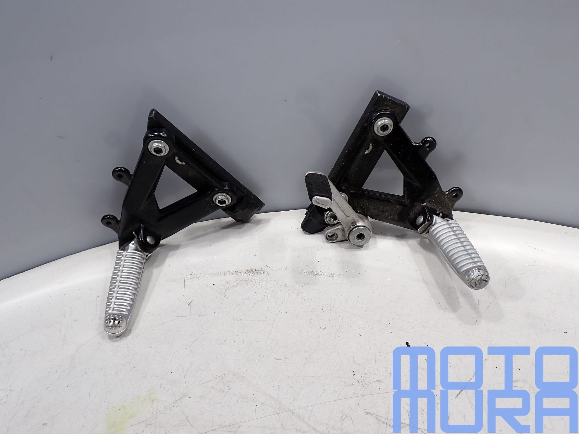 Voetsteun set voor de Ducati 848 2008 - 2010 superbike links, Gebruikt, -, -, Ophalen of Verzenden