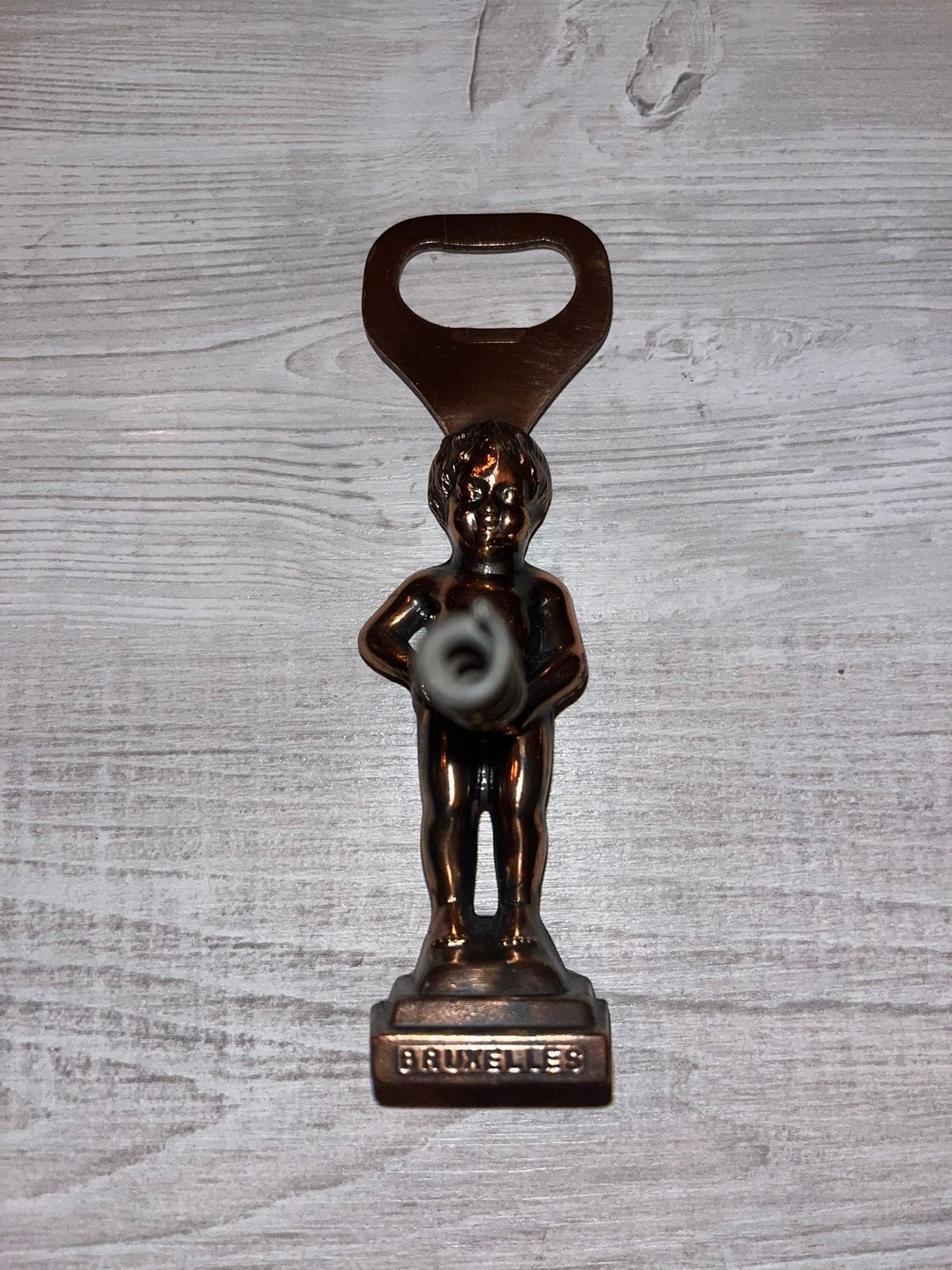 Vintage Manneken Pis Flesopener en Kurkentrekker, Ophalen of Verzenden