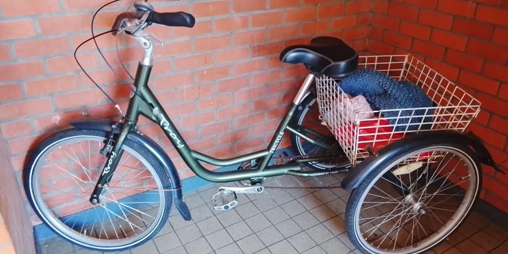 Troy driewieler - Gebruikt    er kan onderhandeld worden met, Fietsen en Brommers, Fietsen | Driewielfietsen, Ophalen, Gebruikt