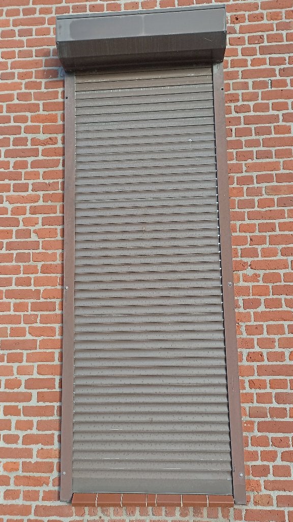 4x rolluik, Doe-het-zelf en Verbouw, Ophalen, Gebruikt, 100 tot 150 cm, Bruin