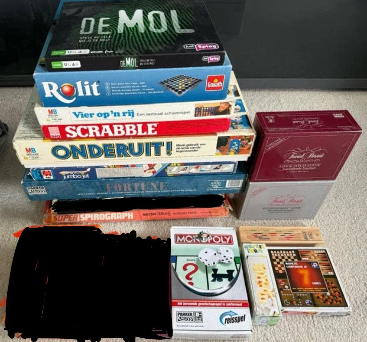 Partij diverse spellen, Vijf spelers of meer, Ophalen, Gebruikt, Reisspel