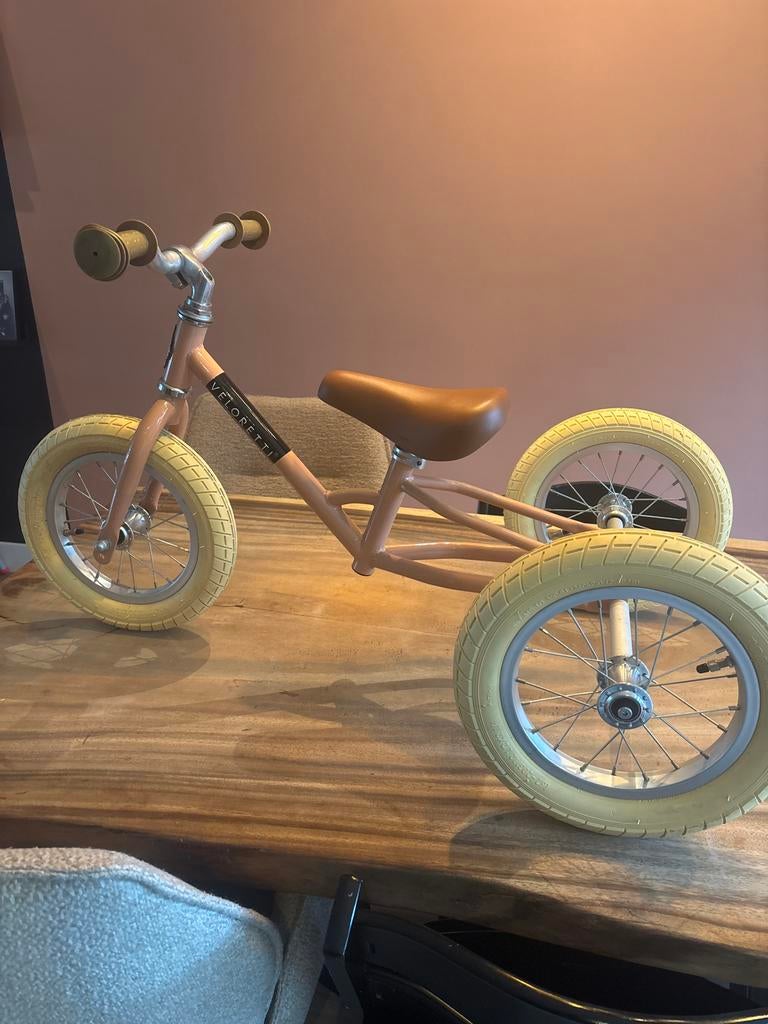 Veloretti Tricycle/Loopfiets mini - Zo goed als nieuw, Ophalen of Verzenden, Zo goed als nieuw, Loopfiets