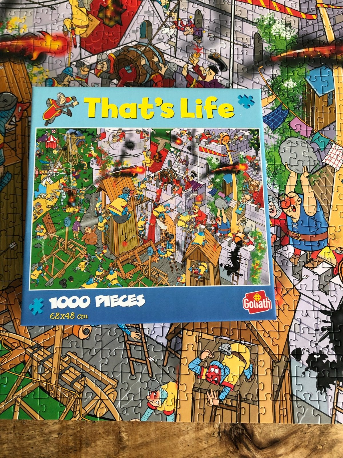 Goliath That's Life Legpuzzel 1000 stukjes, Ophalen of Verzenden, 500 t/m 1500 stukjes, Zo goed als nieuw, Legpuzzel