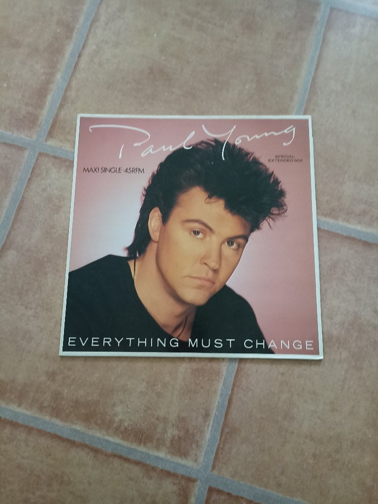 12'' Paul Young - Everything must change, Cd's en Dvd's, Vinyl | Pop, Ophalen of Verzenden, Gebruikt, 12 inch