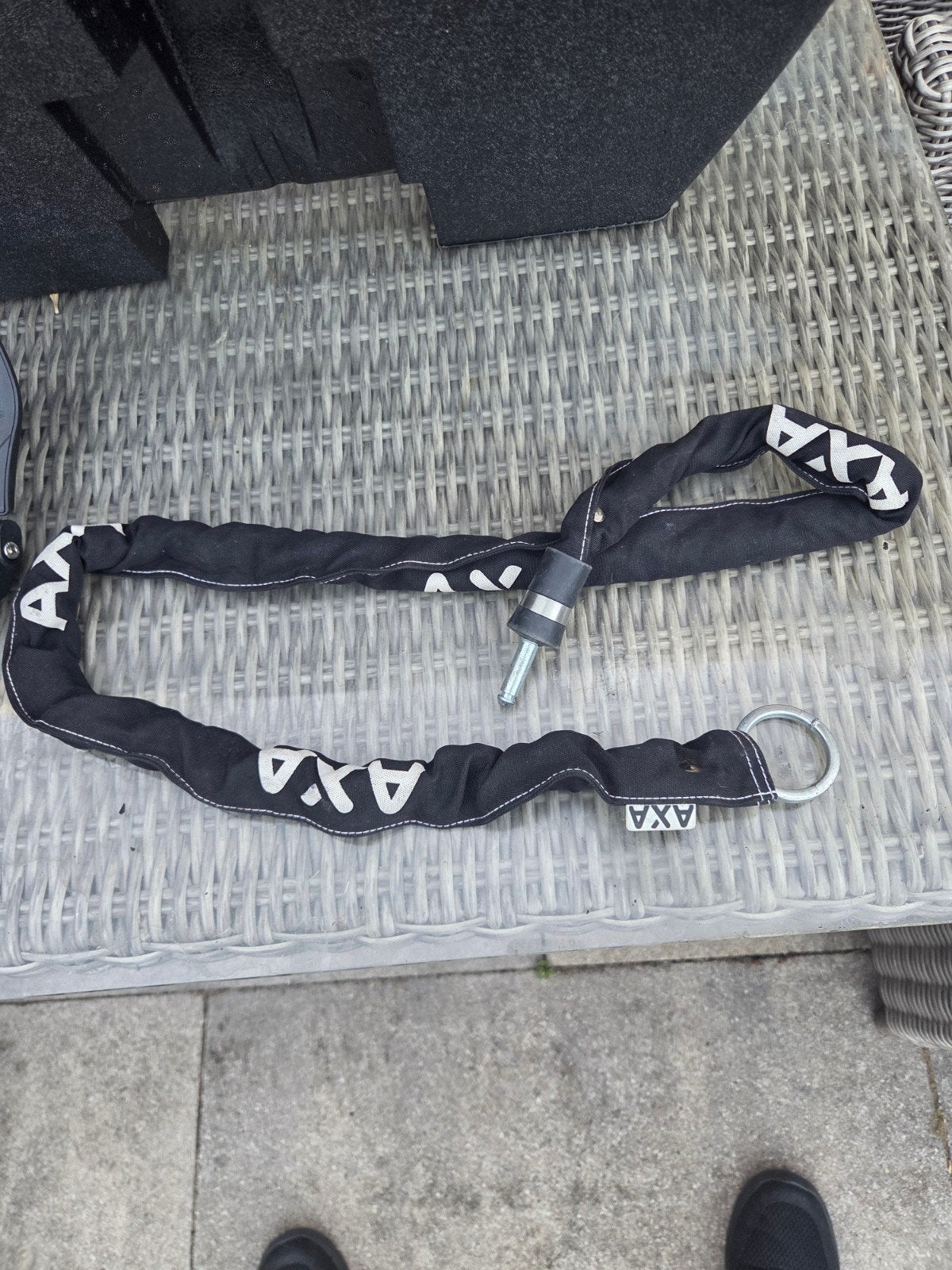 4x axa ketting slot, Ophalen of Verzenden, Kettingslot