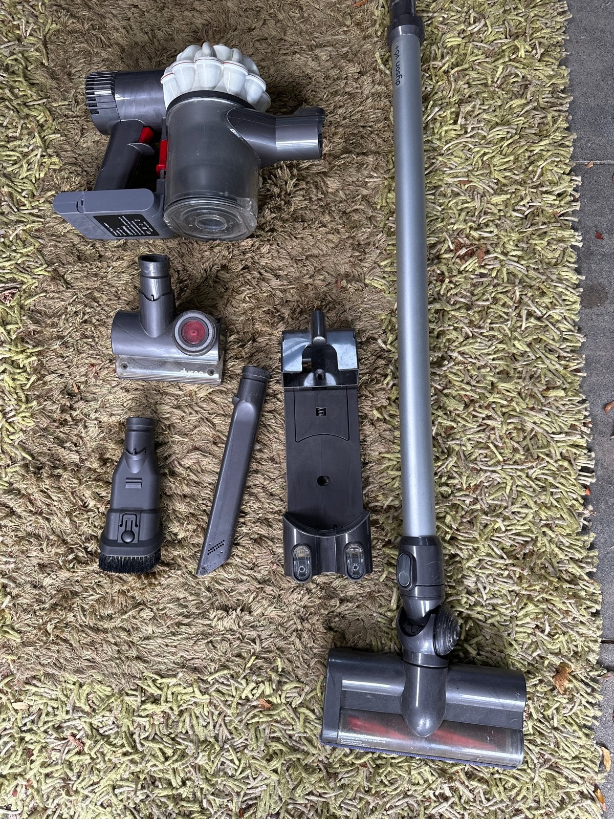Dyson V6 onderdelen - Batterij defect, Draadloos, Ophalen of Verzenden, Dyson, Niet werkend