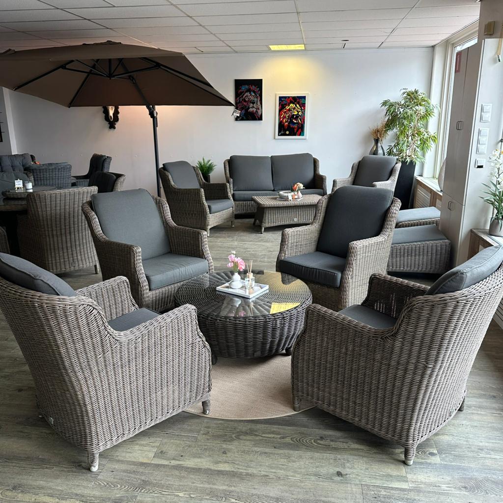 4x. 4 Seasons Outdoor (4SO) Fauteuil + Tafel TWV €2800,-, Verzenden, ., Zo goed als nieuw, .