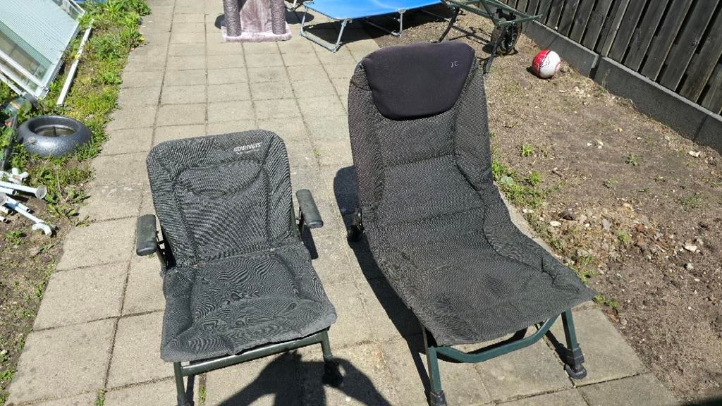 Comfortabele visstoelen - Ideaal voor lange vissessies, Ophalen, Gebruikt, Overige typen