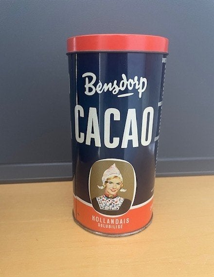 Bensdorp Cacao blikje, Verzamelen, Ophalen of Verzenden, Gebruikt, Overige