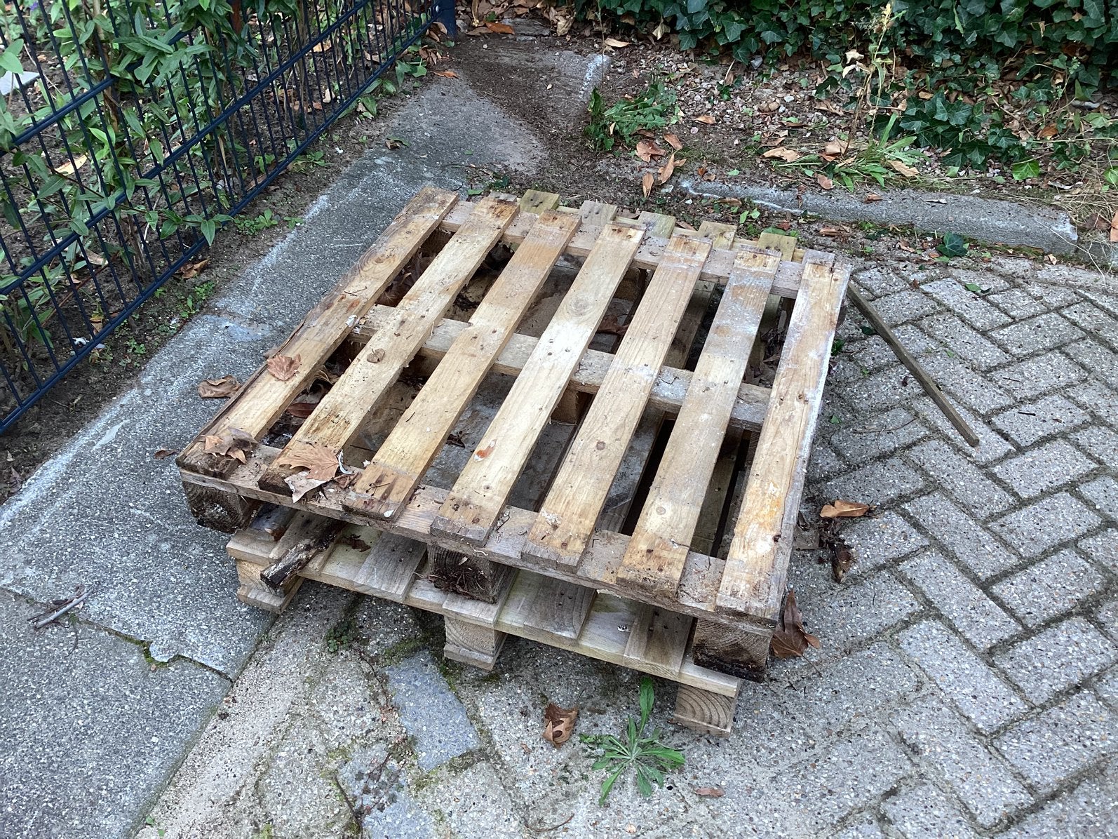 Pallets gratis af te halen, Ophalen, Gebruikt, Pallet, Minder dan 200 cm
