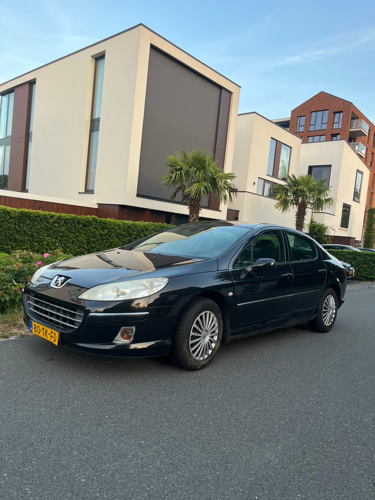 Peugeot 407 1.8 16V 2006 Zwart, Auto's, 125 pk, 4 cilinders, 1749 cc, Zwart
