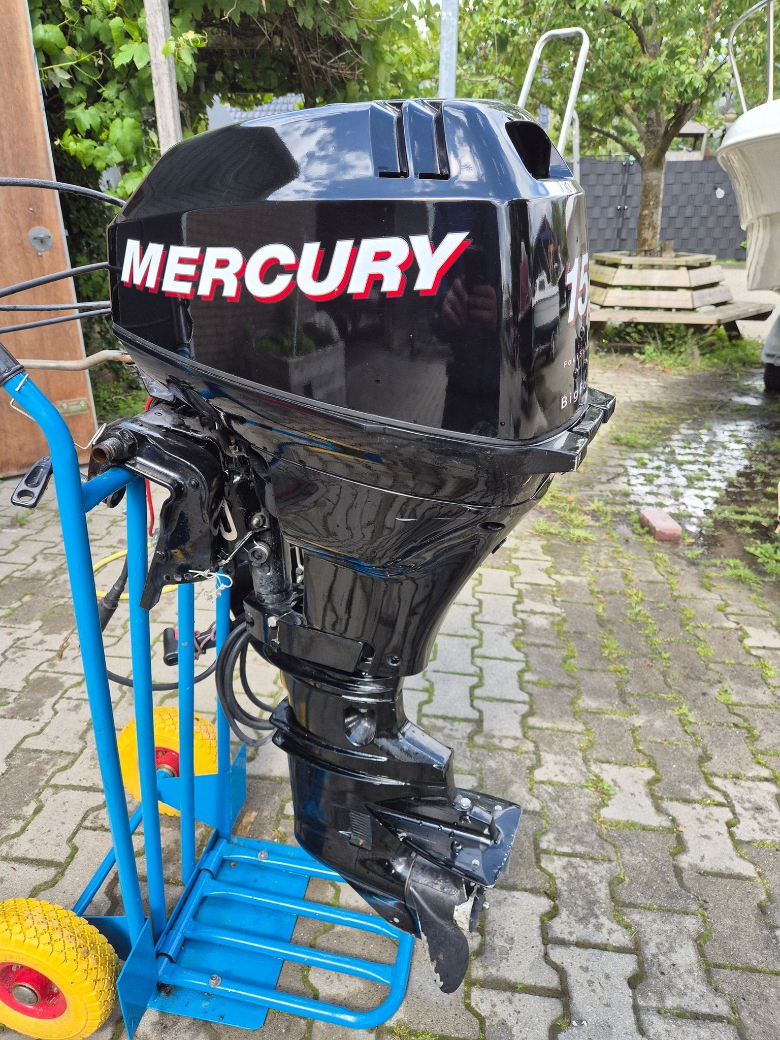 Mercury 15 pk 4-tact Bigfoot, -, Zo goed als nieuw, -, -