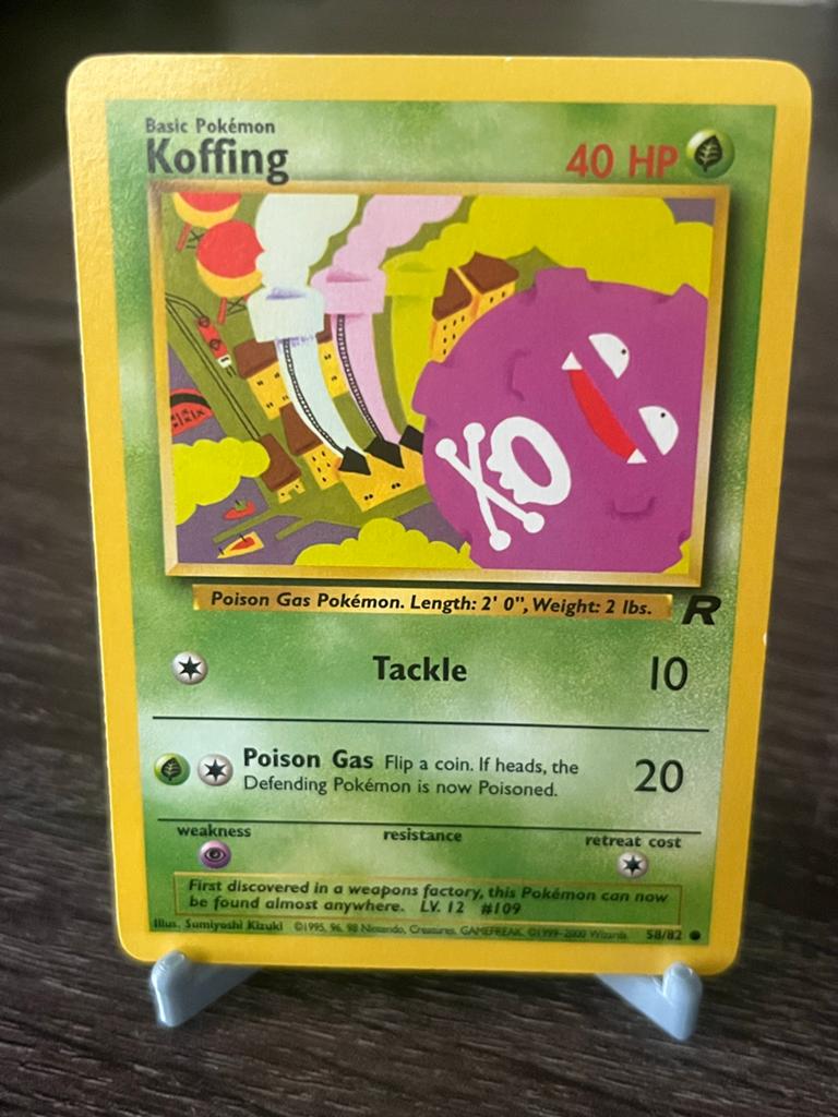 Koffing (58/82) - Team Rocket - Good, Ophalen of Verzenden, Gebruikt, Losse kaart