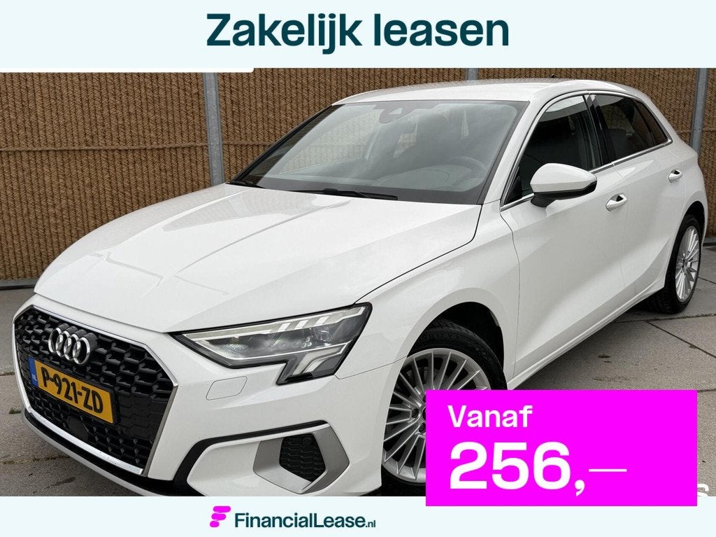 Audi A3 Sportback 30 TFSI Advanced edition Automaat | Sports, Gebruikt, Euro 6, Wit, Bedrijf