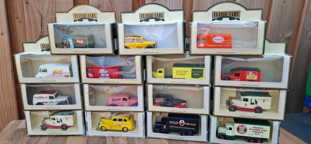 Classic cars Lledo  15x, Ophalen of Verzenden, Winkel, Super of Benzinepomp, Zegels, Bonnen of Punten