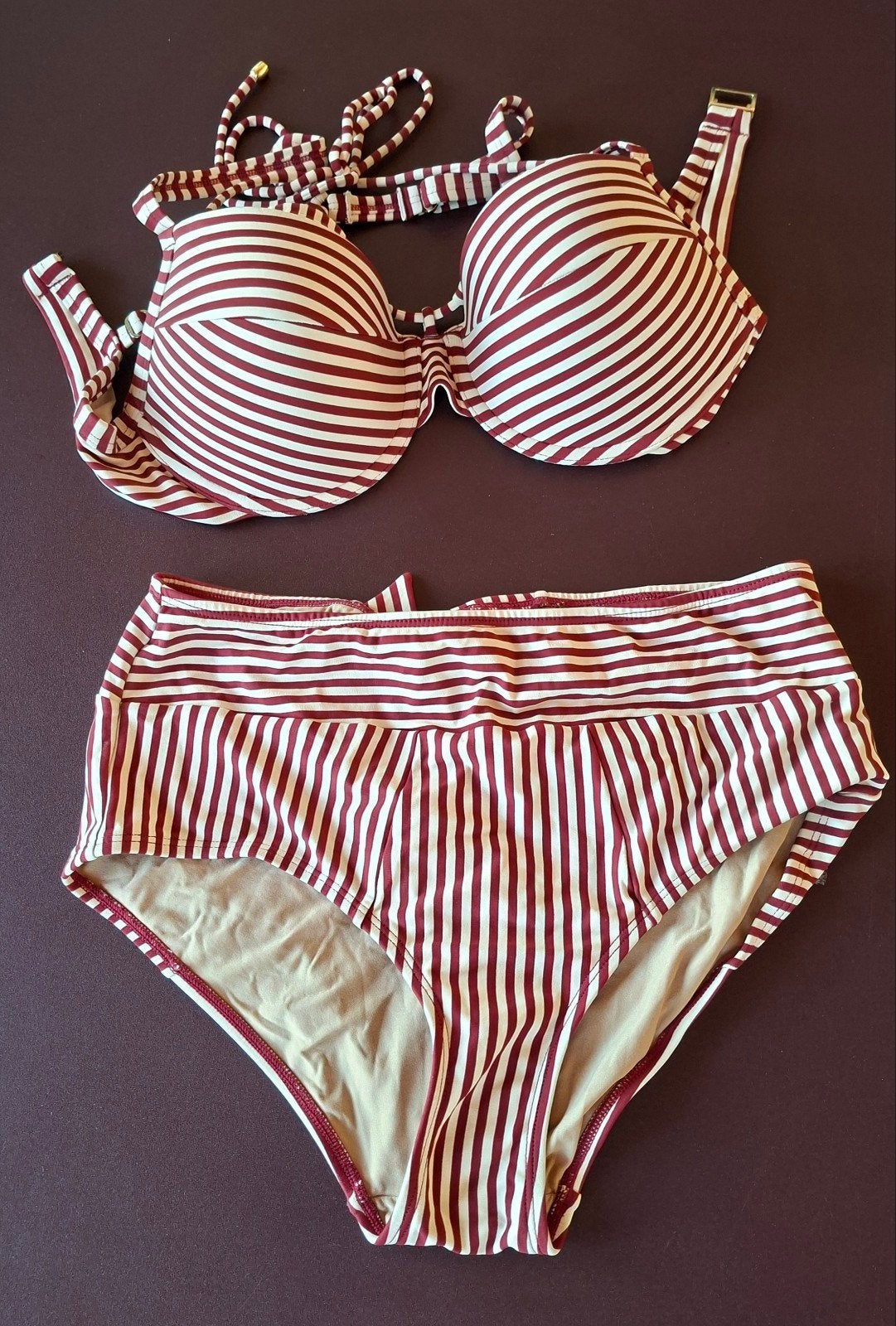 Marlies Dekkers bikini Holi Vintage broekje mt L en top 75D, Marlies Dekkers, Ophalen of Verzenden, Zo goed als nieuw, Bikini