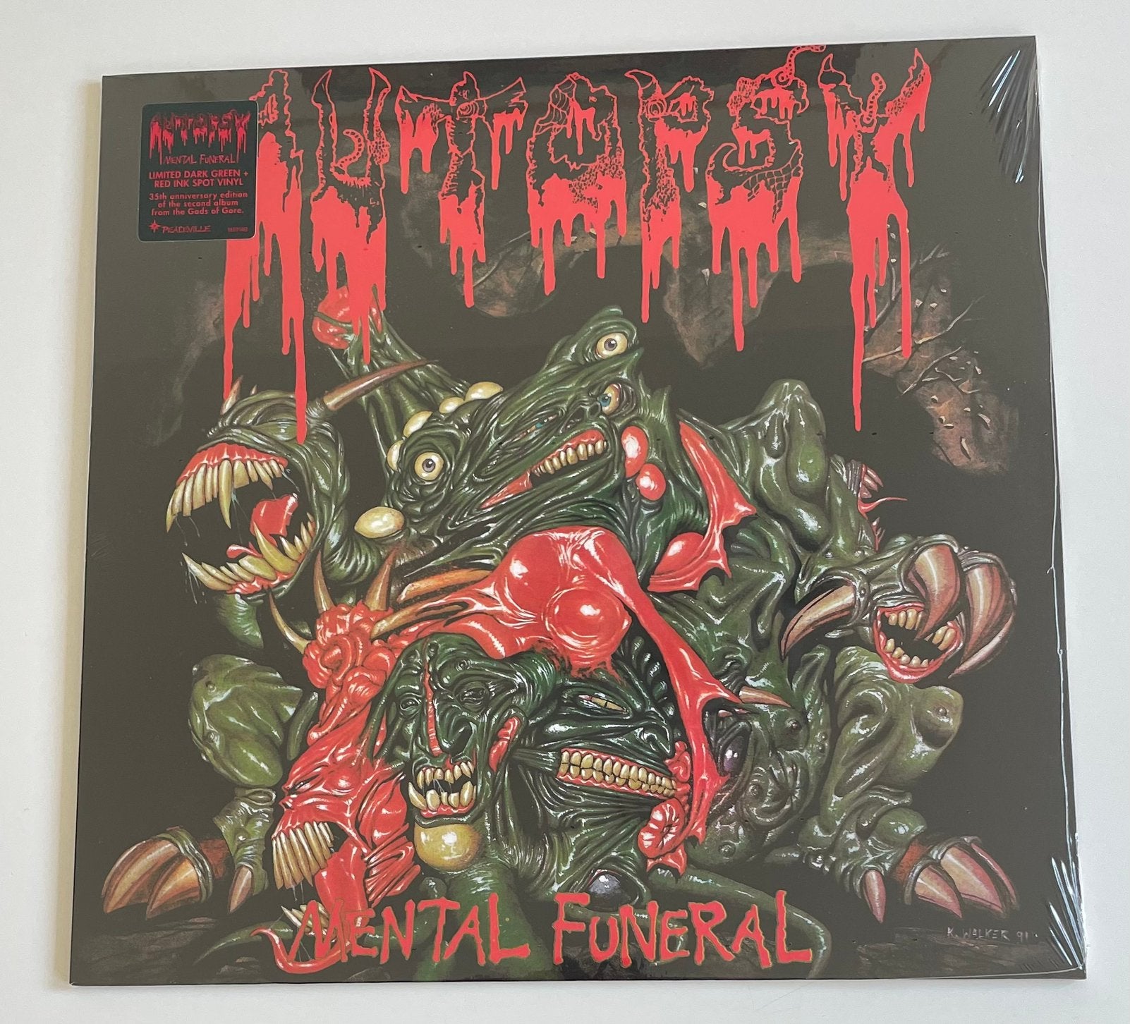 Autopsy - Mental Funeral LP, Ophalen of Verzenden, Zo goed als nieuw