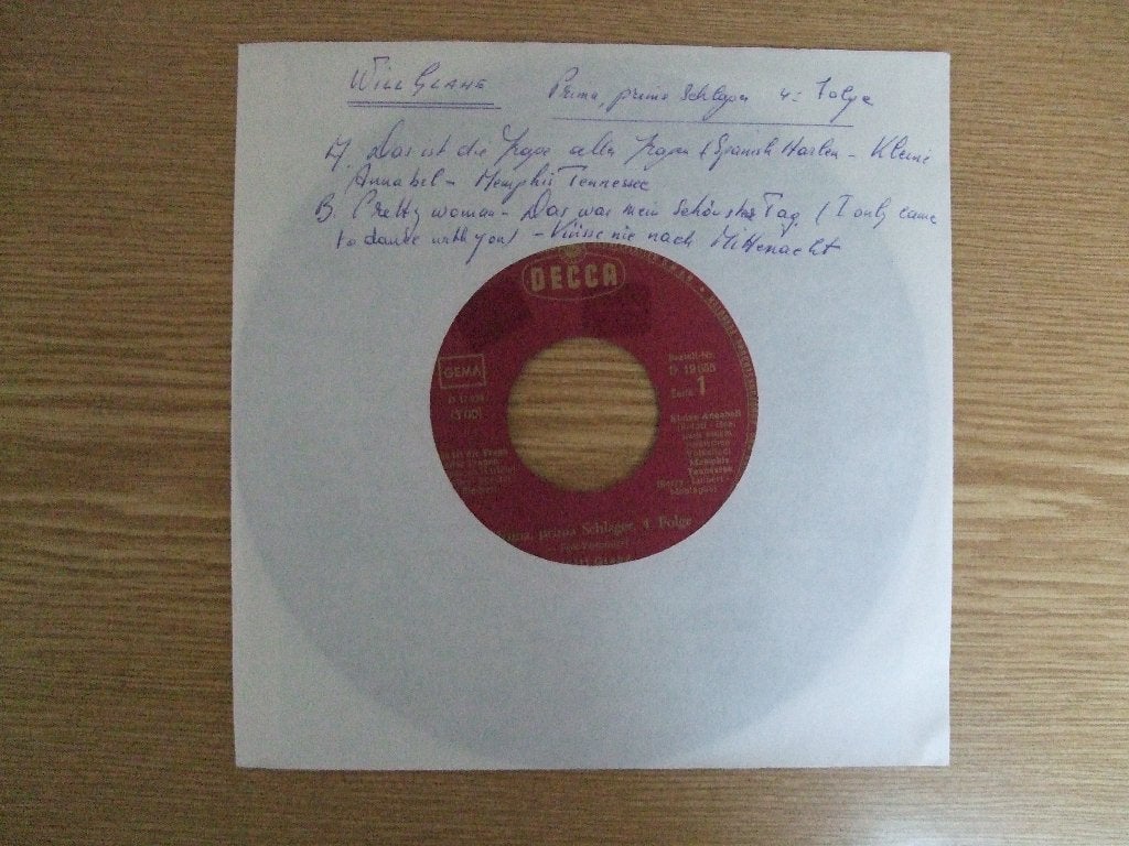 EP   WILL GLAHE     DAS IST DIE FRAGE ALLER FRAGEN / KLEINE, Cd's en Dvd's, 7 inch, Ophalen of Verzenden, Zo goed als nieuw, EP