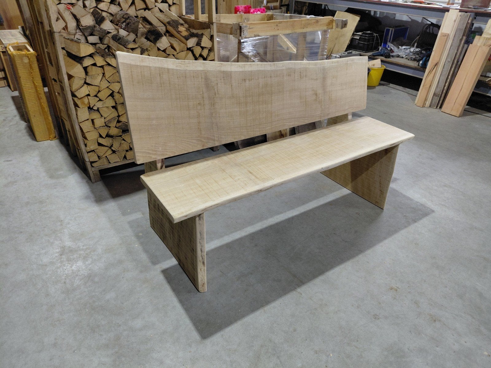 Robuuste eiken tuinbanken. Handgemaakt. Parkbank., Tuin en Terras, Tuinbanken, Ophalen, Nieuw, Hout