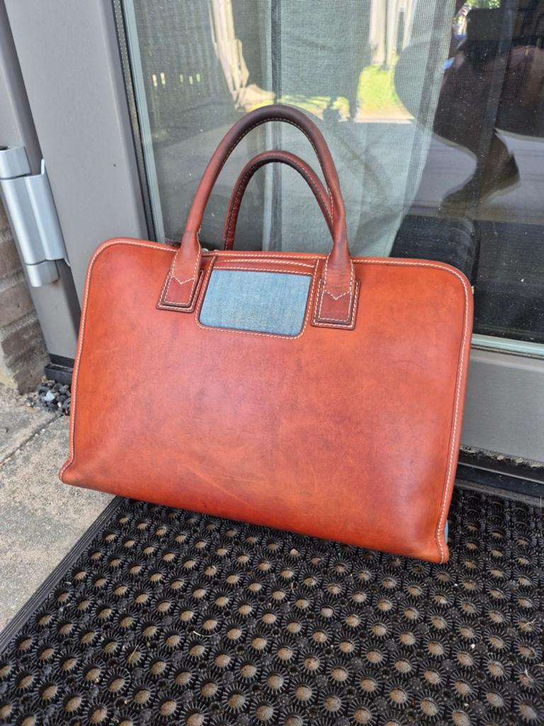 Travelteq "The Briefcase" Tenue de Nîmes Special Edition, Computers en Software, Laptoptassen, Ophalen of Verzenden