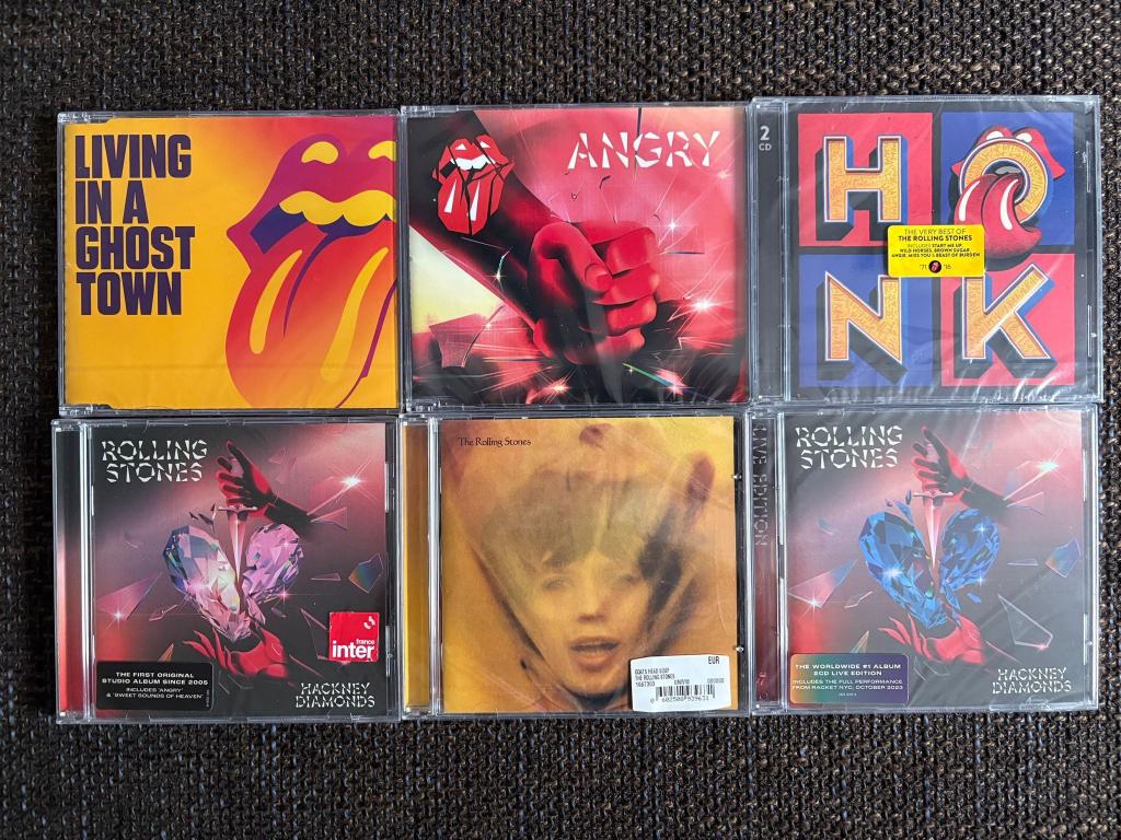 Rolling Stones 5xcd Nieuw- Hackney, Angry, Ghost Town, Honk, Verzenden, Nieuw in verpakking, Poprock