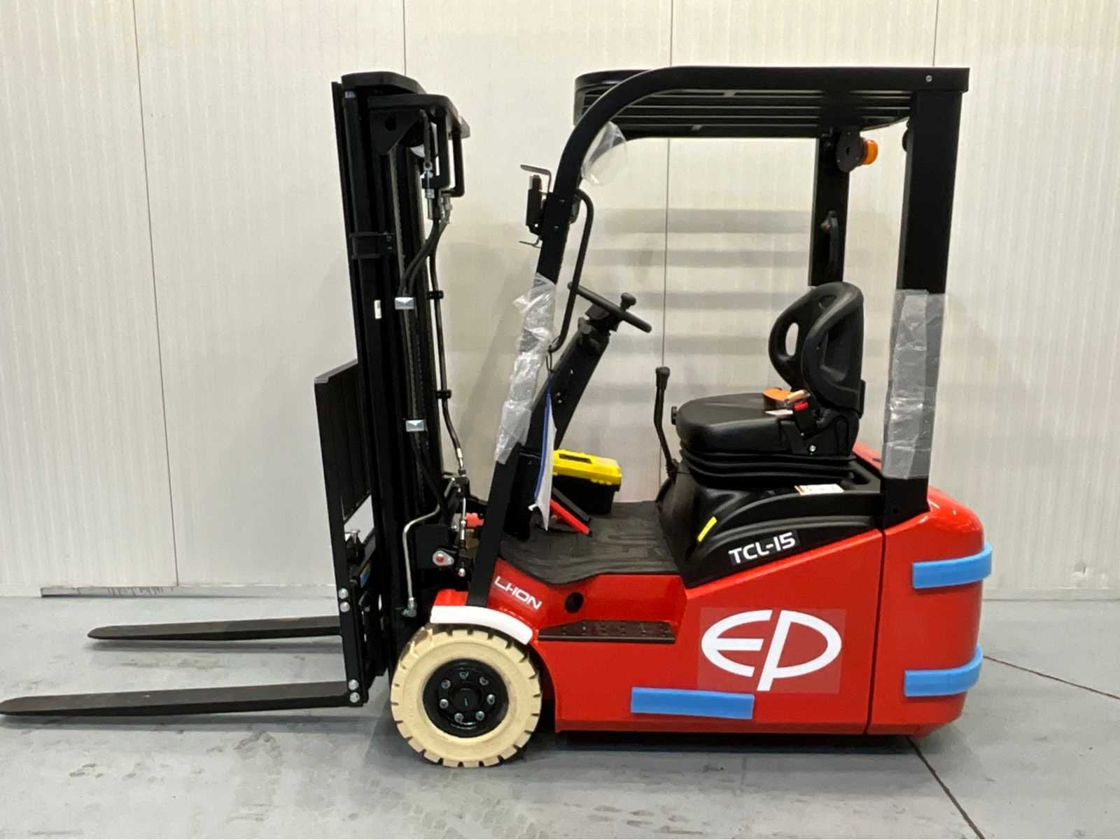 EP TCL152 Vorkheftruck - Triplex - Freelift - Sideshift - bl, Elektrisch, Heftruck, EP