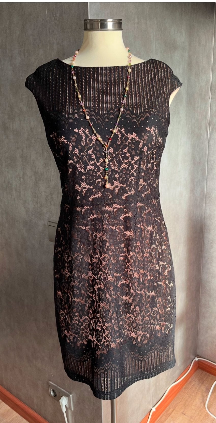 Mooi Joseph Ribkoff 38 jurkje Zwart kant Little black dress, Maat 38/40 (M), Zwart, Ophalen of Verzenden, Zo goed als nieuw