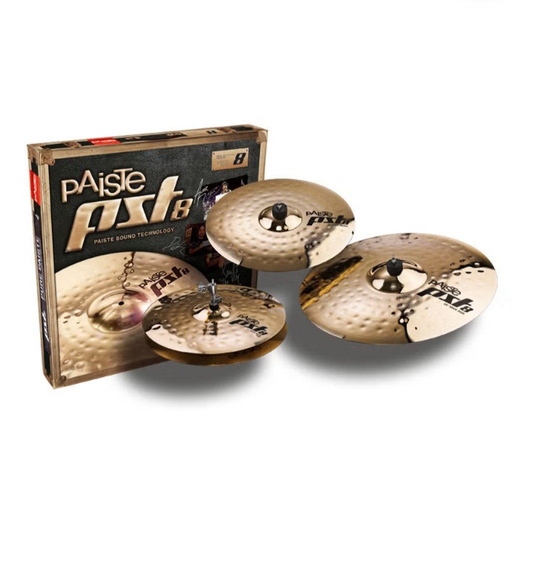 Paiste PST8 Rock Cymbal Set - Nieuw in doos, Ophalen of Verzenden, Nieuw, Overige merken