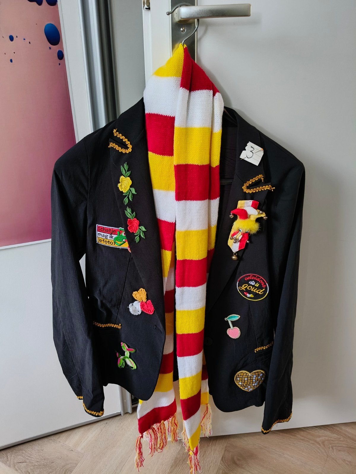 Oeteldonk jas dames diverse maten en designs, Overige typen, Zwart, Maat 42/44 (L), Ophalen of Verzenden