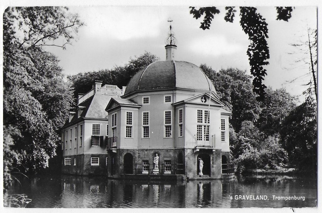 's - Graveland Trompenburg Oude Ansichtkaart ( B3069 ), Ophalen of Verzenden, 1960 tot 1980, Gelopen, Noord-Brabant